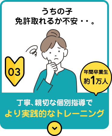 うちの子、免許取れるか不安・・。