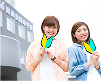 画像:運転免許試験場で最終試験