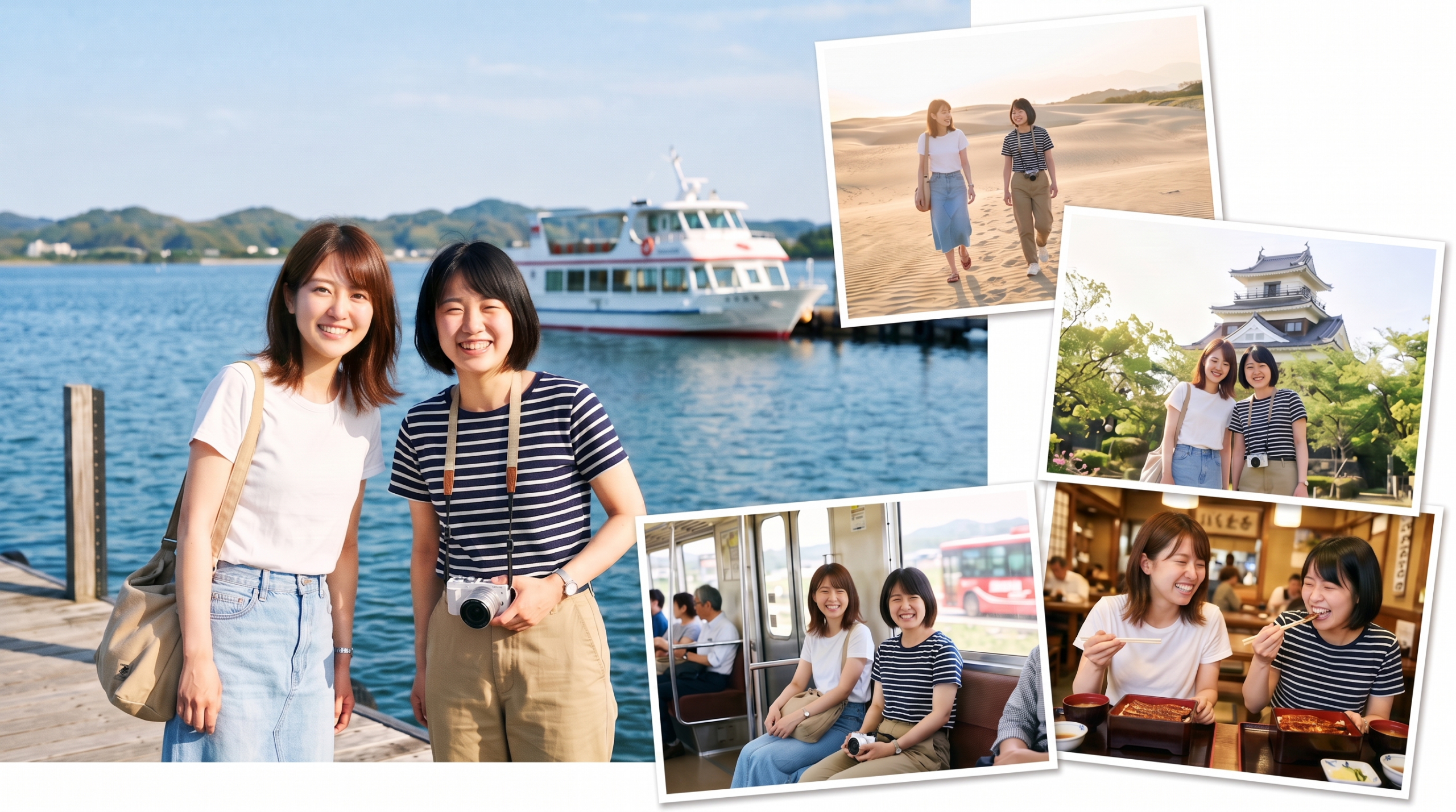 遠鉄電車・バスで浜松をめぐる休日（浜名湖、中田島砂丘、浜松城、うなぎ）